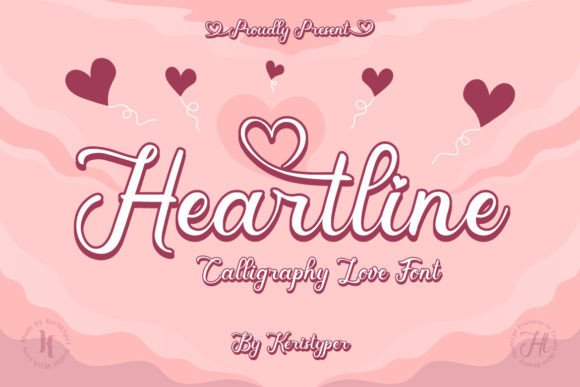 Heartline Font Poster 1