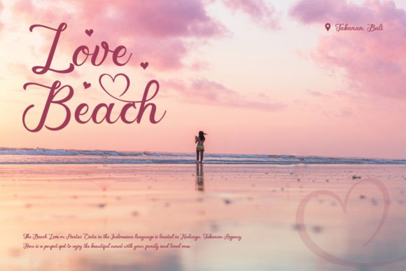 Heartline Font Poster 3