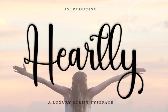 Heartly Font Poster 1