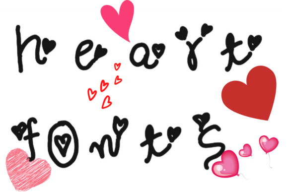 Hearts Font