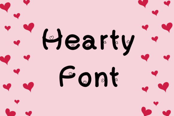 Hearty Font Poster 1