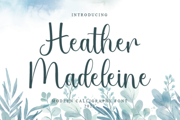 Heather Madeleine Font Heather Madeleine Font Poster 1