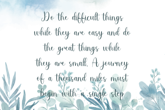 Heather Madeleine Font Poster 4