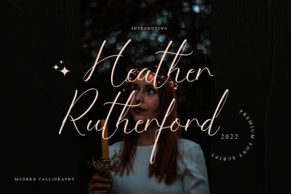 Heather Rutherford Font Poster 1