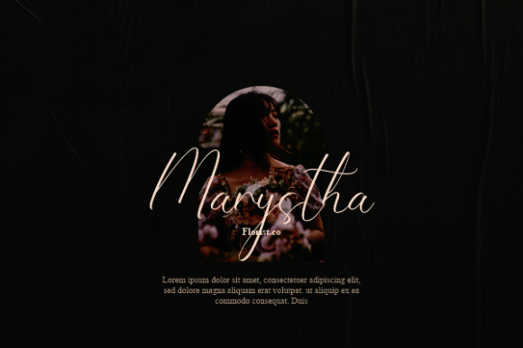 Heather Rutherford Font Poster 4