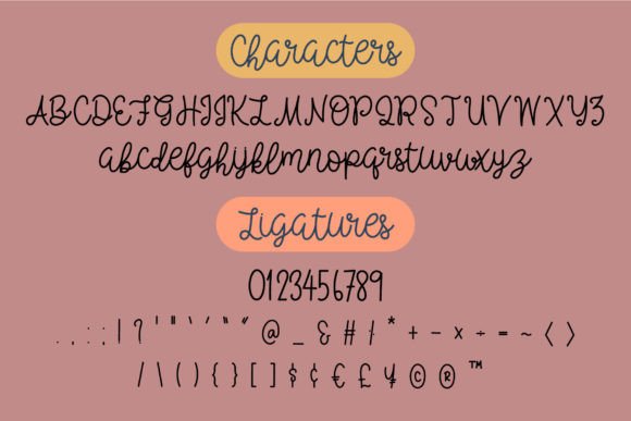 Heavy Cream Font Poster 5