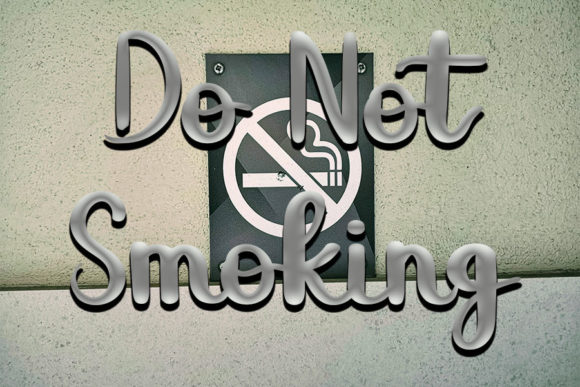 Heavy Smoker Font Poster 3
