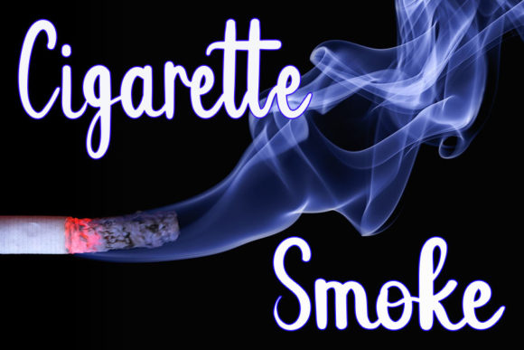 Heavy Smoker Font Poster 5