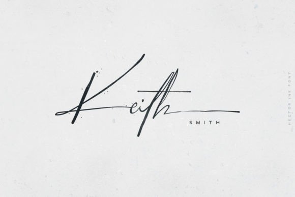 Hector Ink Font Poster 5