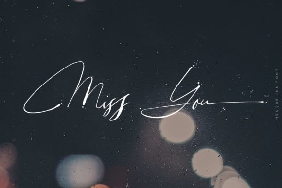 Hector Ink Font Poster 8