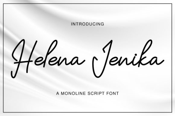 Helena Jenika Font Poster 1