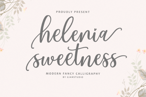 Helenia Sweetness Font Poster 1