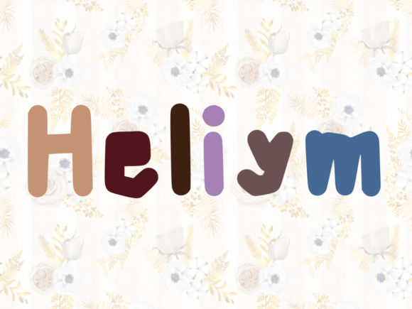 Heliym Font Poster 1