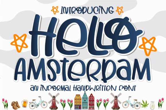 Hello Amsterdam Font Poster 1