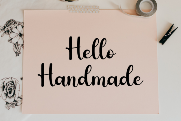 Hello Baby Font Poster 2