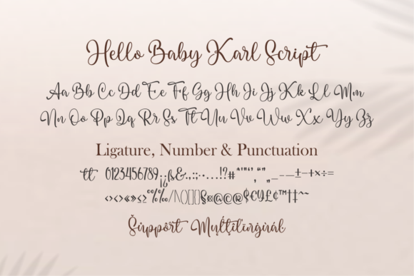 Hello Baby Karl Duo Font Poster 9