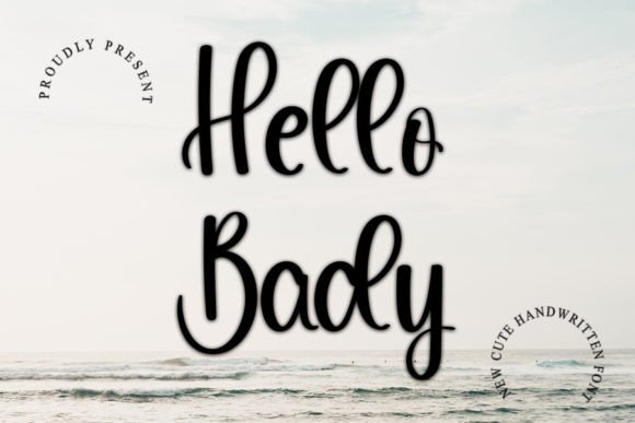 Hello Bady Font Poster 1