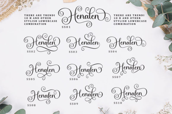 Hello Banthen Font Poster 15