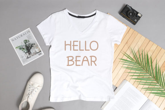 Hello Bear Font Poster 6