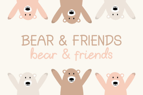 Hello Bear Font Poster 7