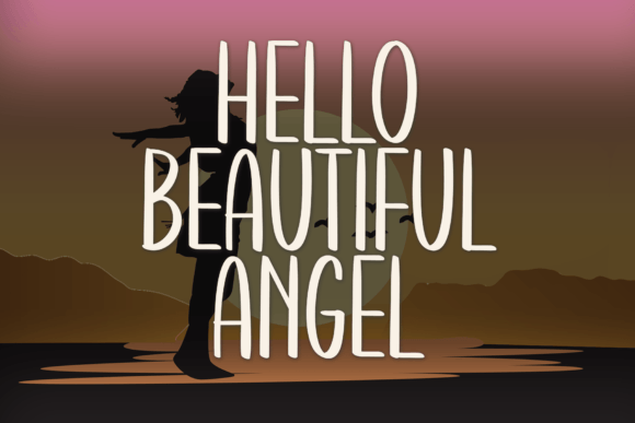 Hello Beautiful Angel Font