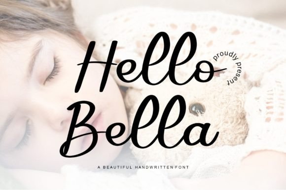 Hello Bella Font Poster 1