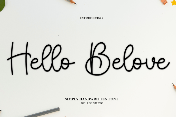 Hello Belove Font
