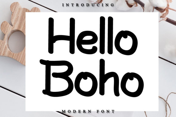 Hello Boho Font Poster 1