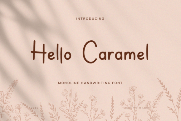 Hello Caramel Font Poster 1