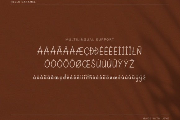 Hello Caramel Font Poster 7