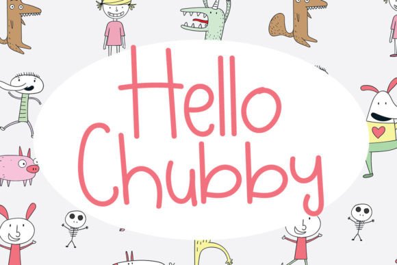 Hello Chubby Font Poster 1