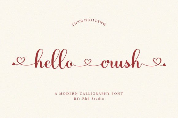 Hello Crush Font