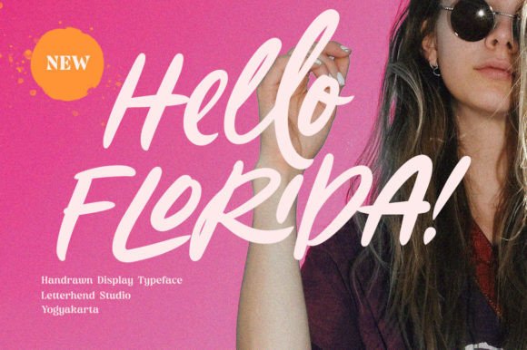 Hello Florida Font Poster 1