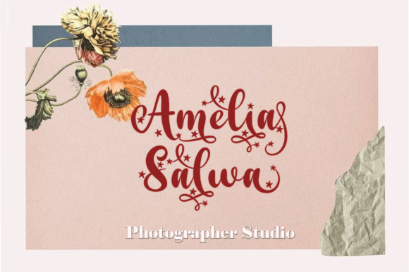 Hello Girl Font Poster 3