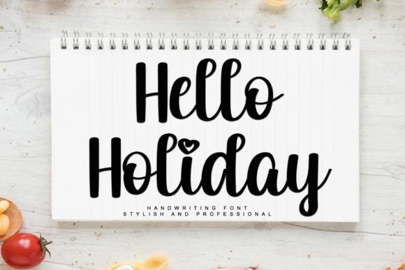 Hello Holiday Font