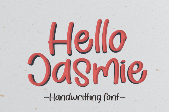 Hello Jasmie Font Poster 1