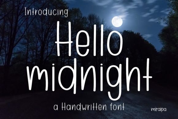 Hello Midnight Font