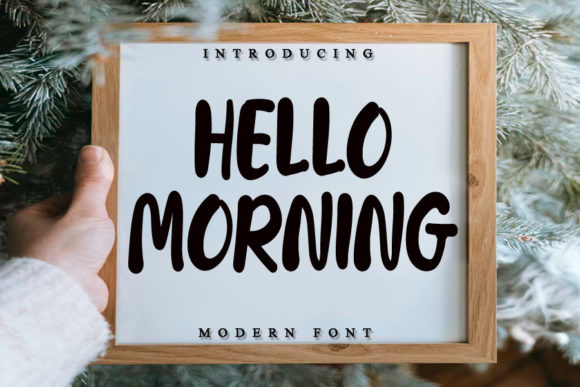 Hello Morning Font