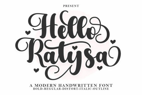 Hello Ratysa Font Poster 1