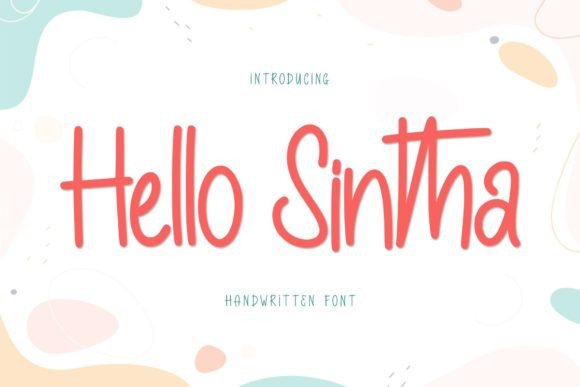 Hello Sintha Font Poster 1