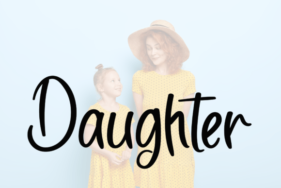 Hello Sister Font Poster 2