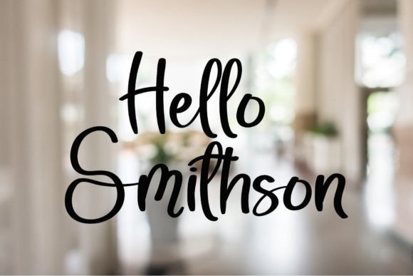 Hello Smithson Font Poster 1