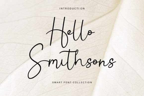 Hello Smithsons Font Poster 1