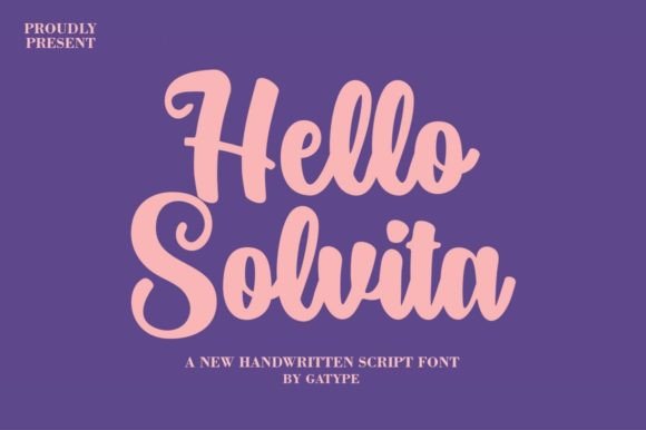 Hello Solvita Font