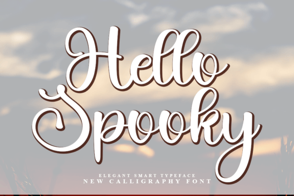 Hello Spooky Font Poster 1