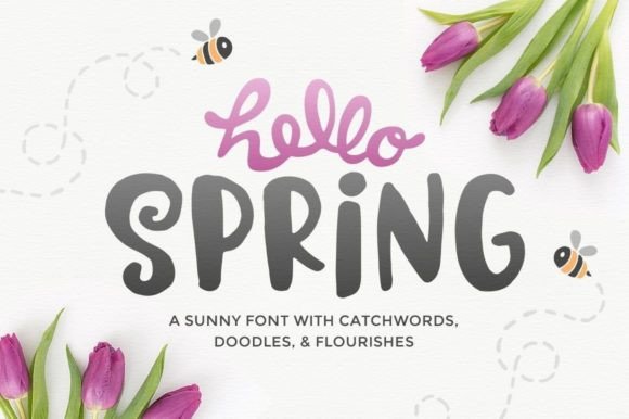 Hello Spring Font