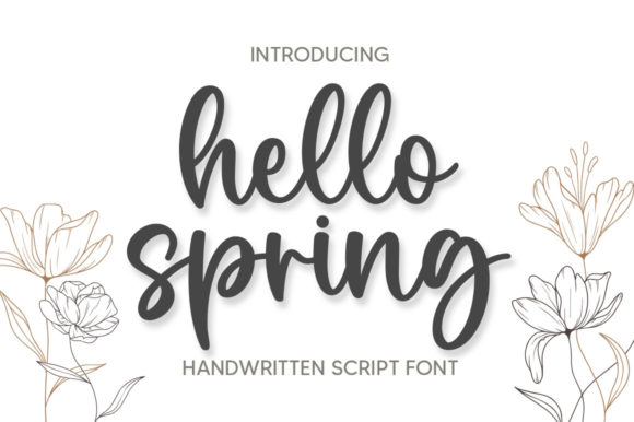 Hello Spring Font