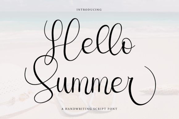 Hello Summer Font Poster 1