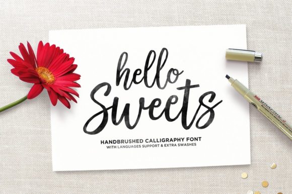Hello Sweets Font Poster 1