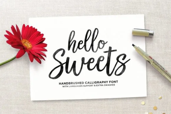 Hello Sweets Font Hello Sweets Font Poster 1